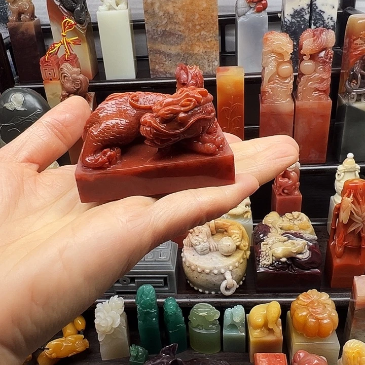 印石寿山石寿山石手工雕刻