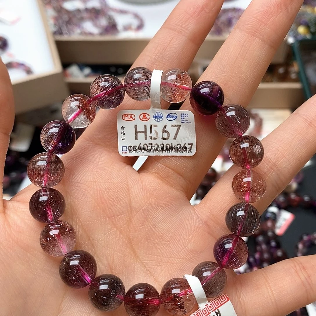 水晶手链未镶嵌大*H567超七