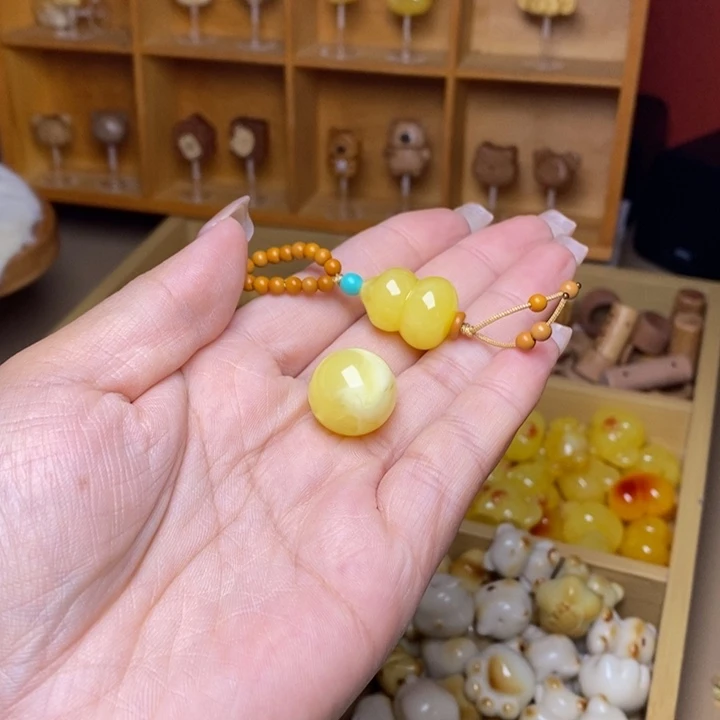 傻***️猴头核桃吊坠圆圆满满珠葫芦