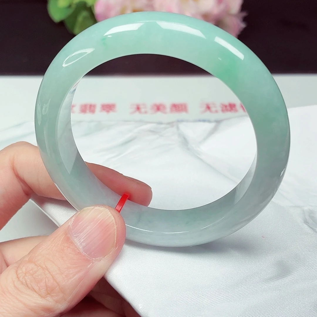 翡翠未镶嵌手镯57.6圈
