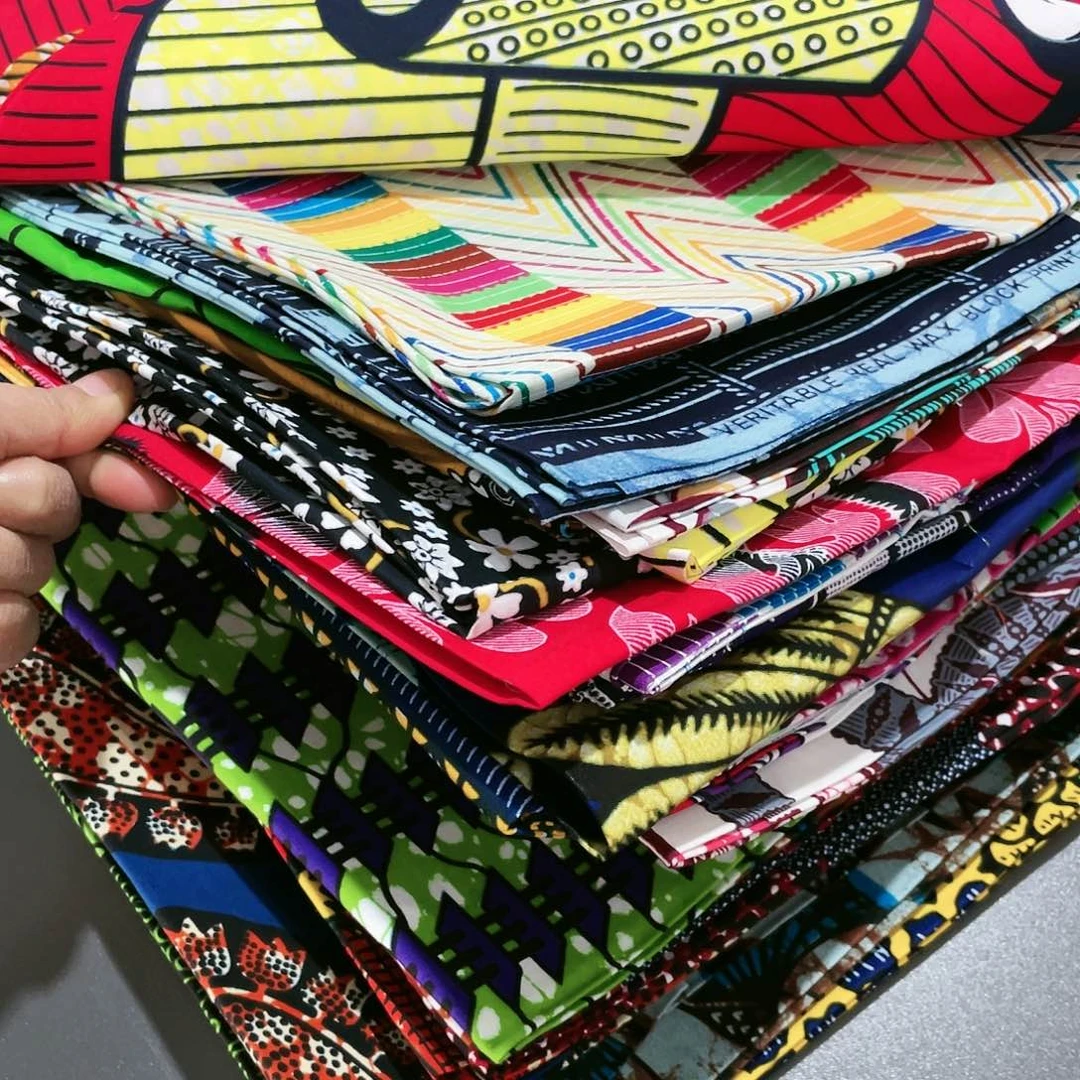 3片纯棉蜡染布料果子布艺随机发货