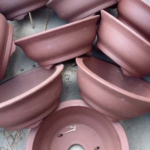 紫砂花盆100-10.。22.5-9