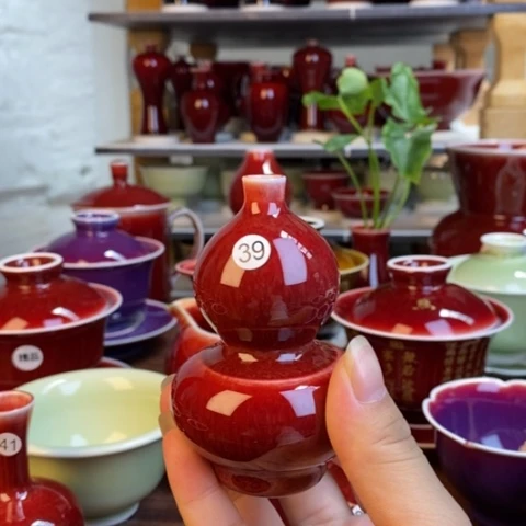 【闪购商品】景德镇名陶坊原矿郎红