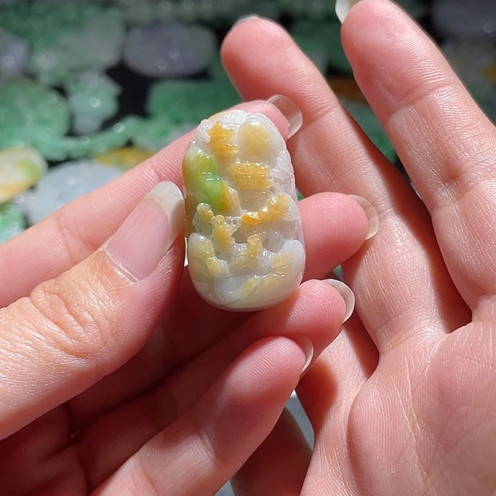 颈饰未镶嵌翡翠天