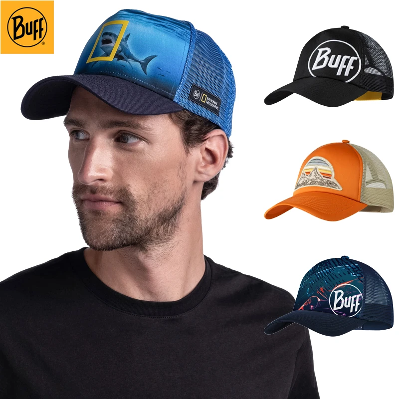 西班牙BUFF卡车帽男女通用 户外舒适透气防晒吸汗帽刺绣帽新款