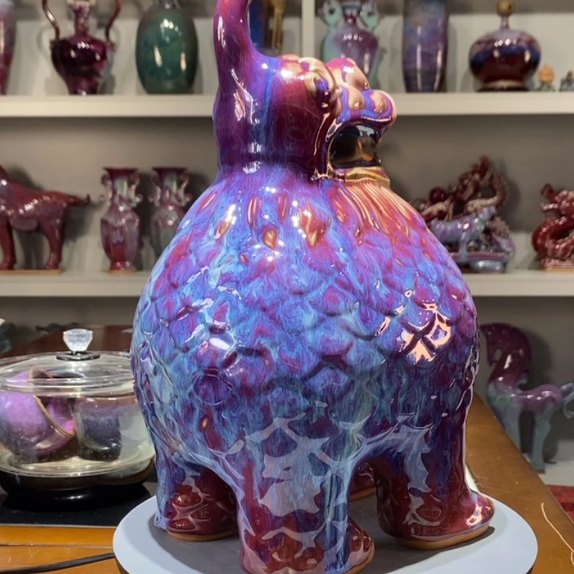 【闪购商品】瓷片钧瓷艺术作品……