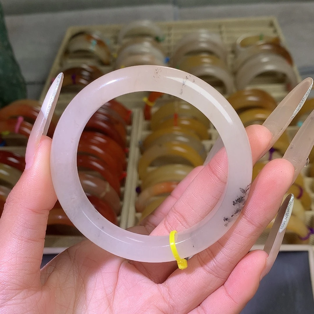 石英质玉（黄龙玉）未镶嵌手镯