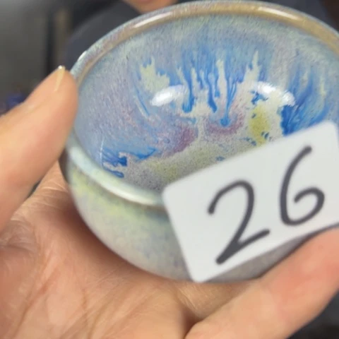 摆件皇***子犊泉钧窑作品