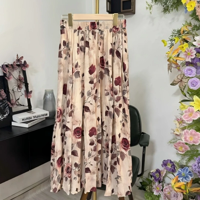 A Q3089 2025夏季新款气质显瘦小众半身裙