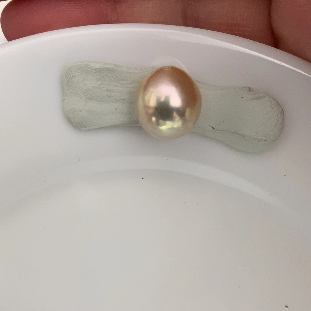 银S925镶嵌耳饰淡水珍珠