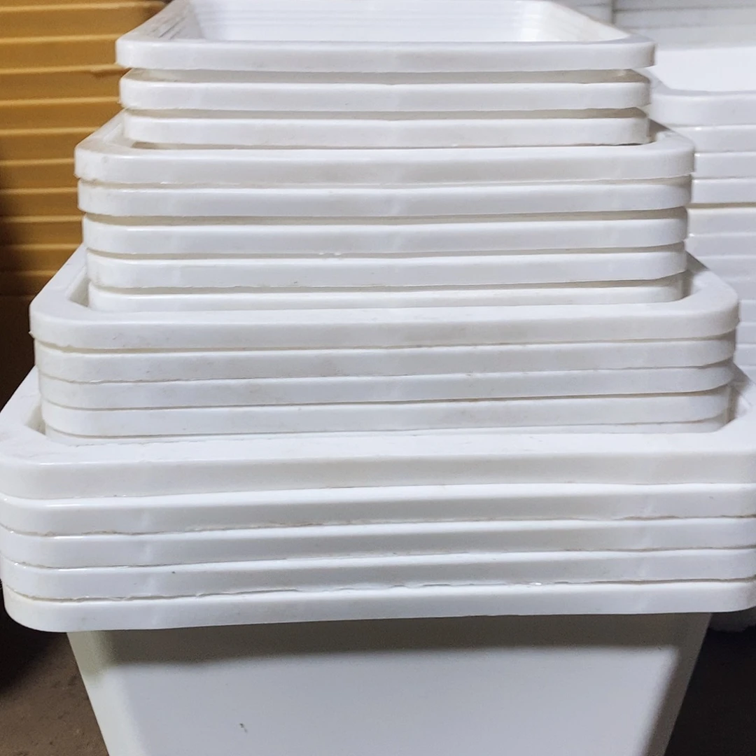 塑料白方盆套餐加厚 25个