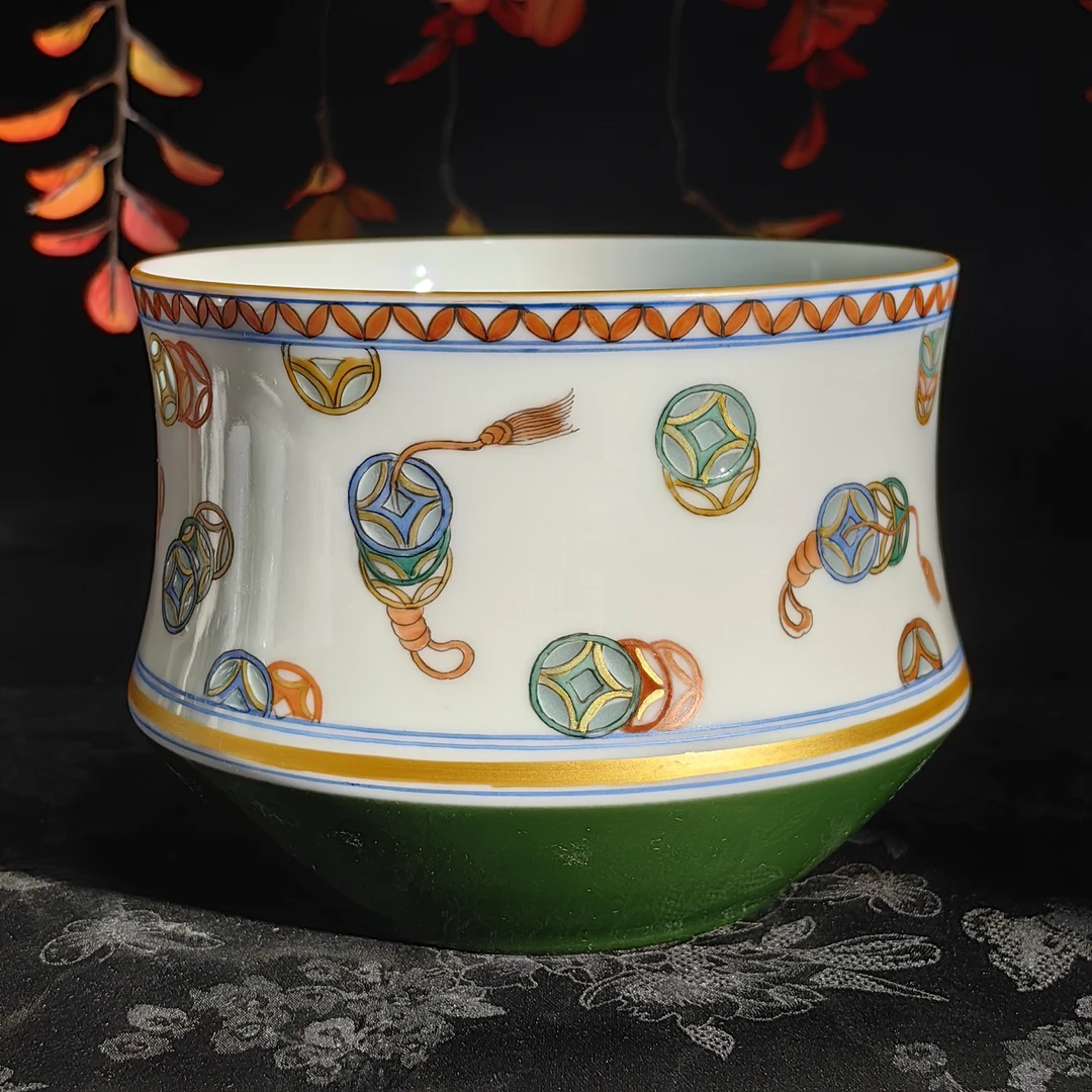 玲珑集 铜钱拼色水洗 LL377