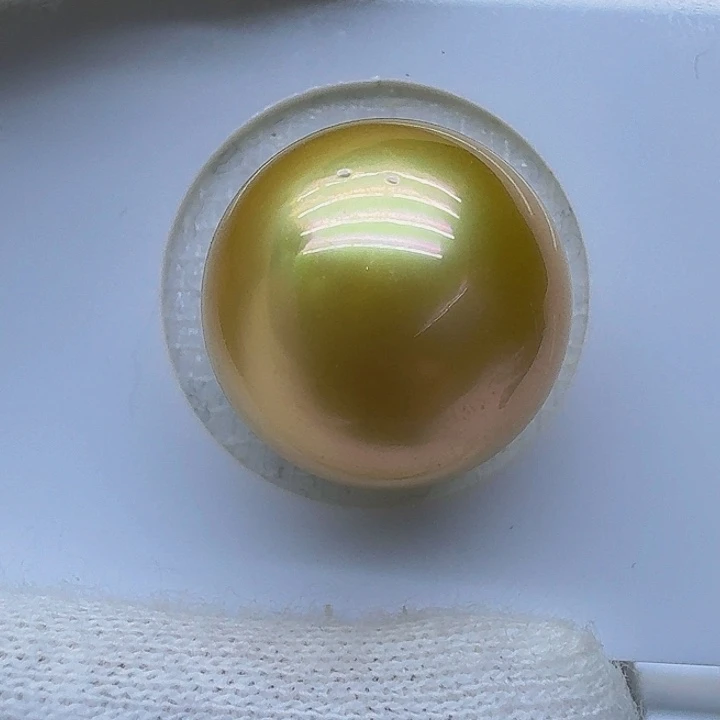海水珍珠裸珠南洋海水金珠裸珠