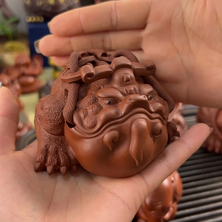 紫砂茶宠燊紫砂官帽蟾