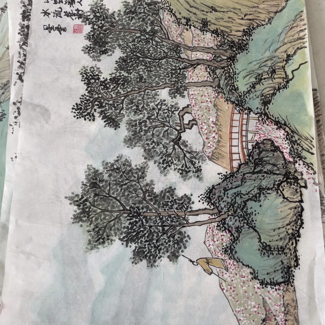 国画星云老师绘画