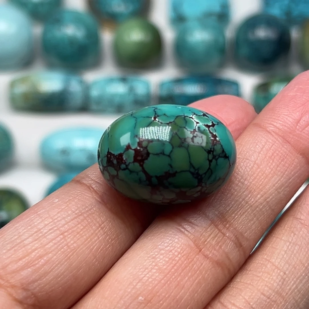 未镶嵌绿松石珠宝奇石