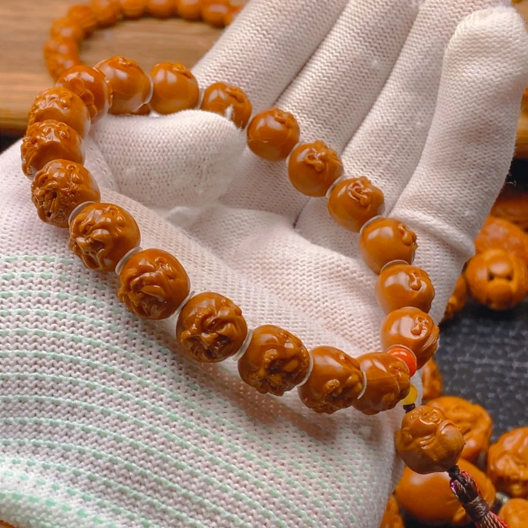 手串/手链橄榄核曹华老师1.15铁核～归真十八罗汉