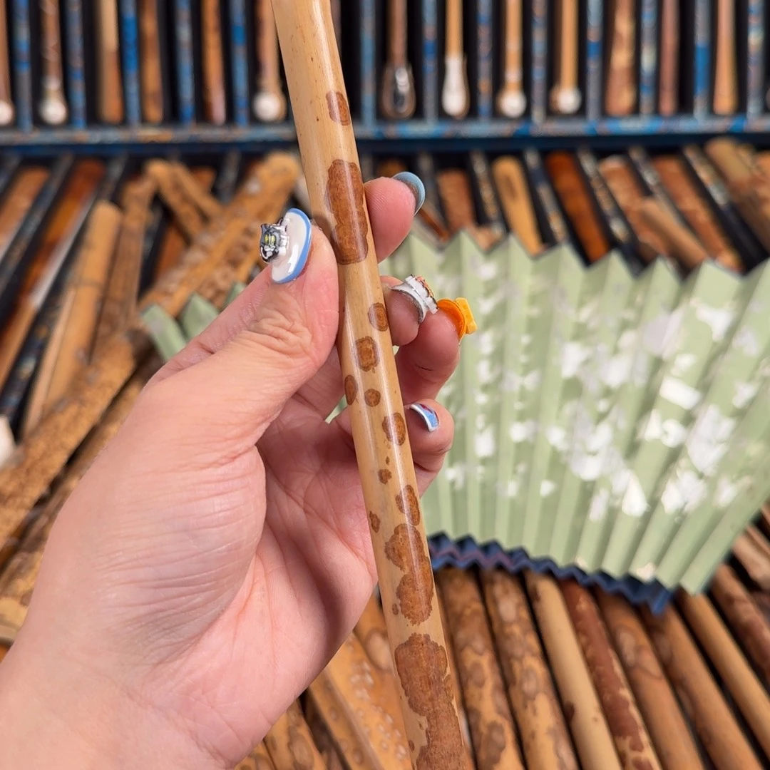 扇子带节 11.5 寸 福妃笔杆