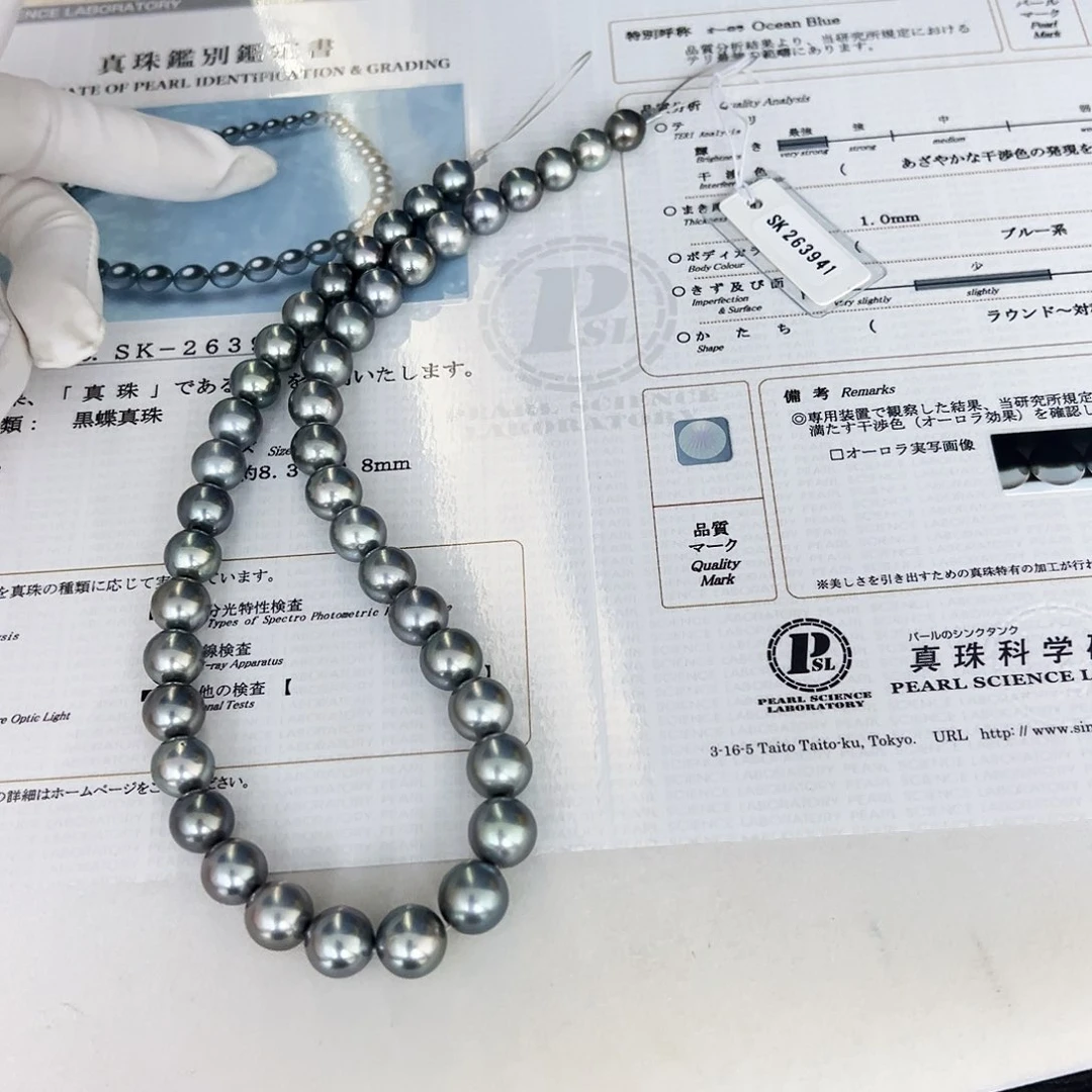 紫***y海水珍珠未镶嵌颈饰sk263941