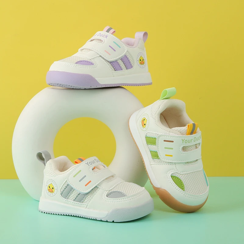 机能鞋春季6-12月1-3岁宝宝学步鞋软底防滑男女童板鞋婴幼儿鞋子