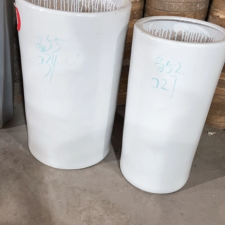 高温烧制白直筒一套