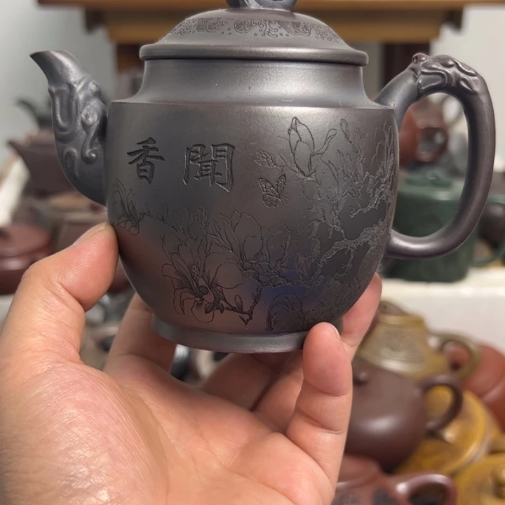 茶壶紫砂紫砂壶微瑕疵