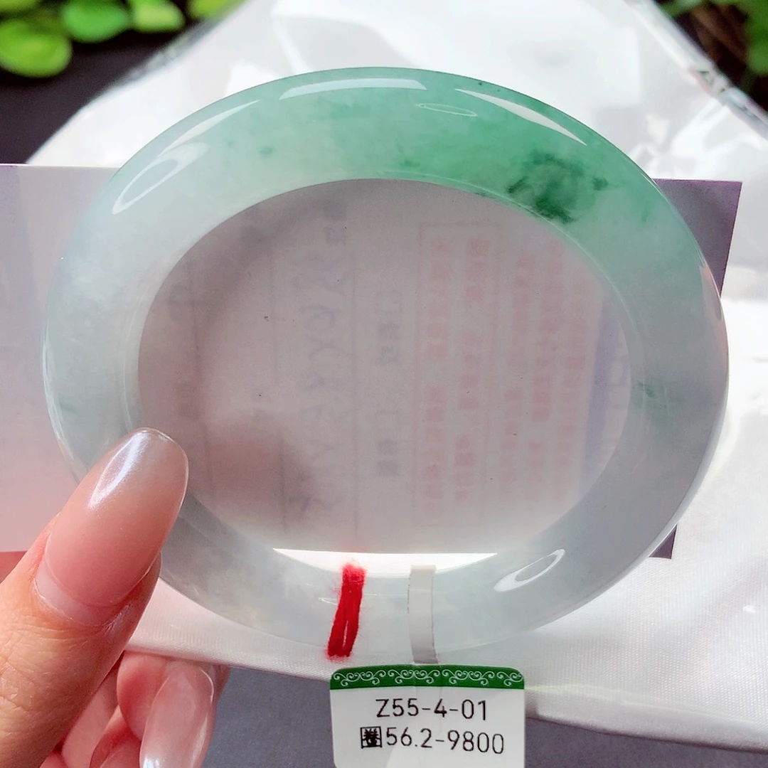 翡翠未镶嵌手镯缅甸天然a货翡翠手镯