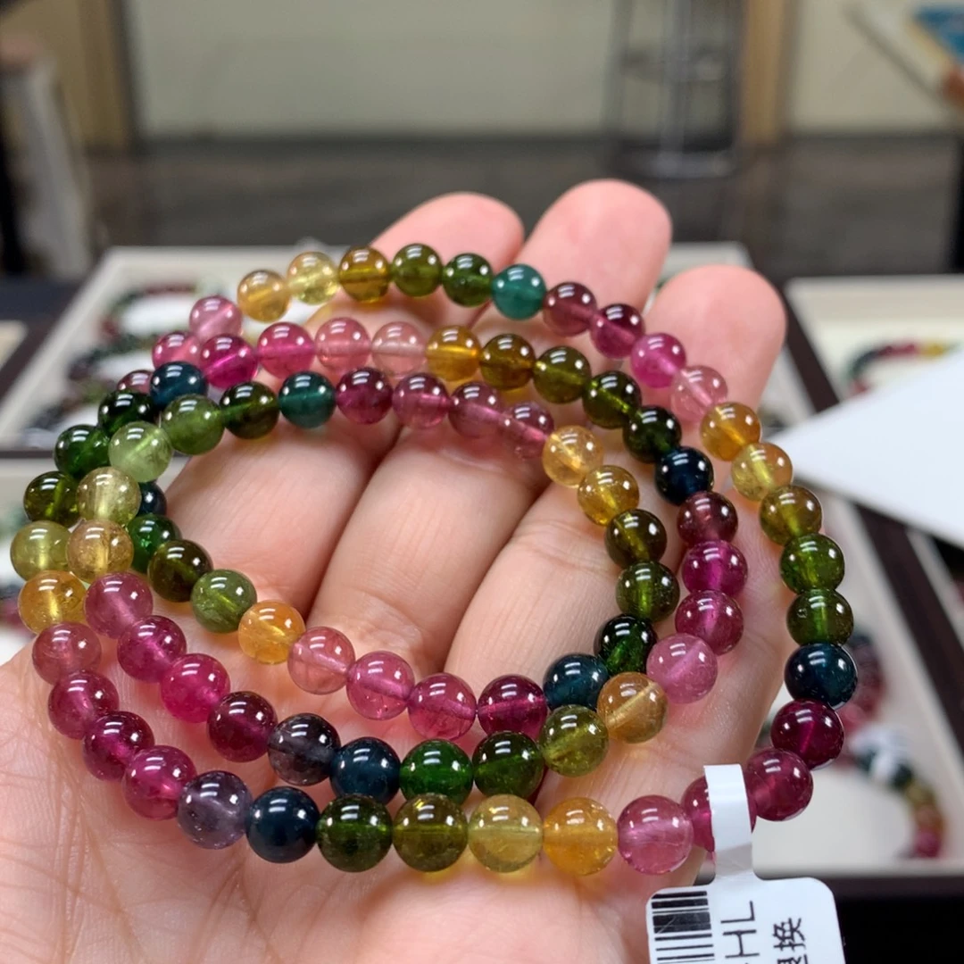 碧玺手链未镶嵌6.5左右