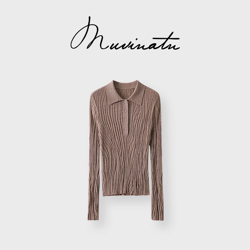 YANGYANG | 舒适百搭水波纹POLO衫MY600216