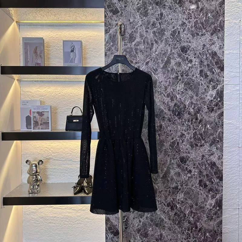 【CENFUN】409*早秋小香连衣裙新款时尚女士长裙E031248