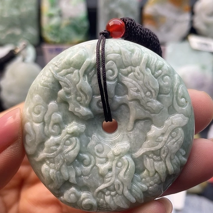 翡翠未镶嵌颈饰天然翡翠