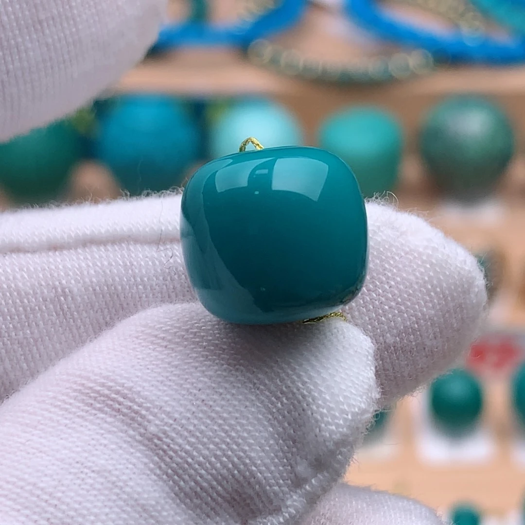 未镶嵌绿松石珠宝奇石12.9*11.9