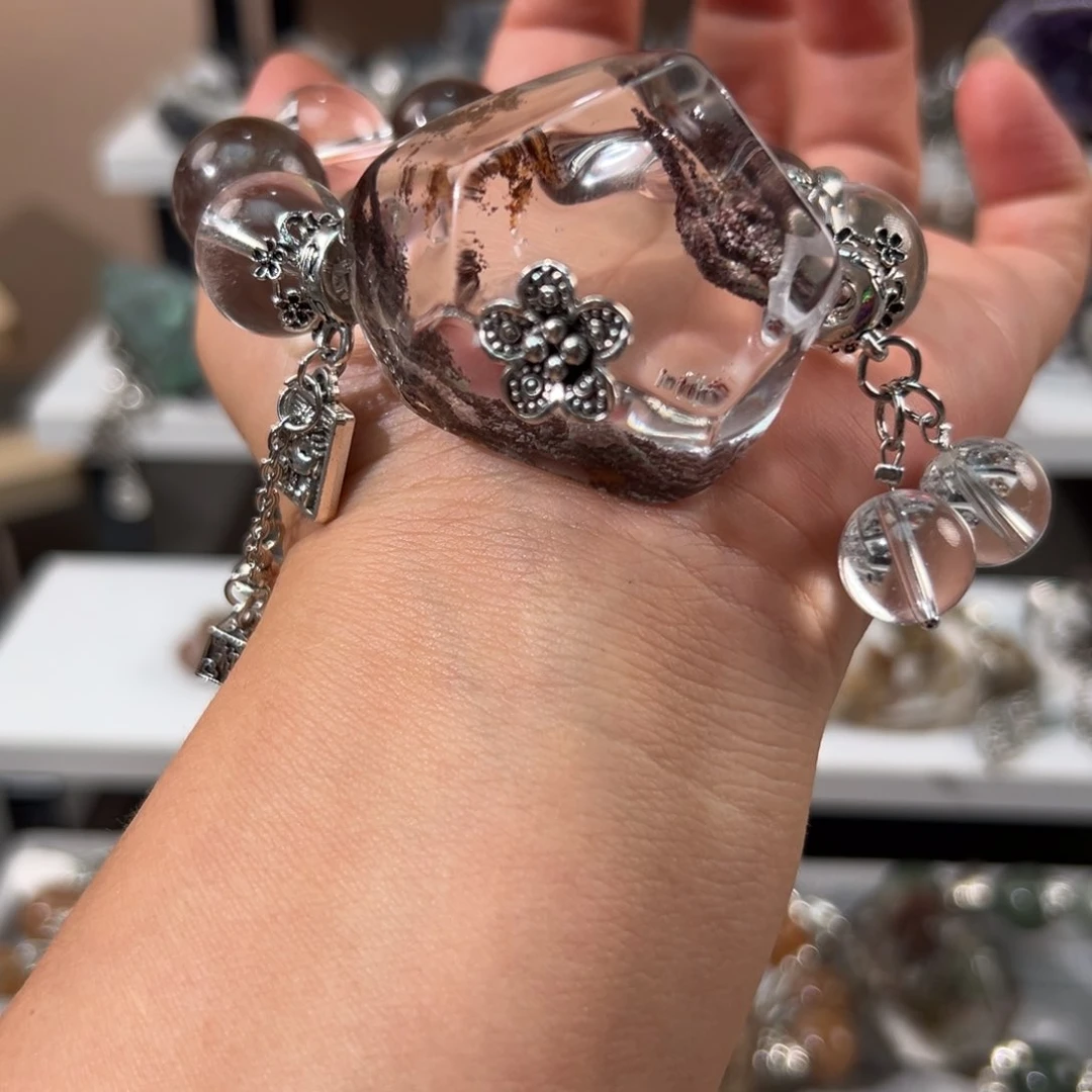 水晶手链合金若*~手串