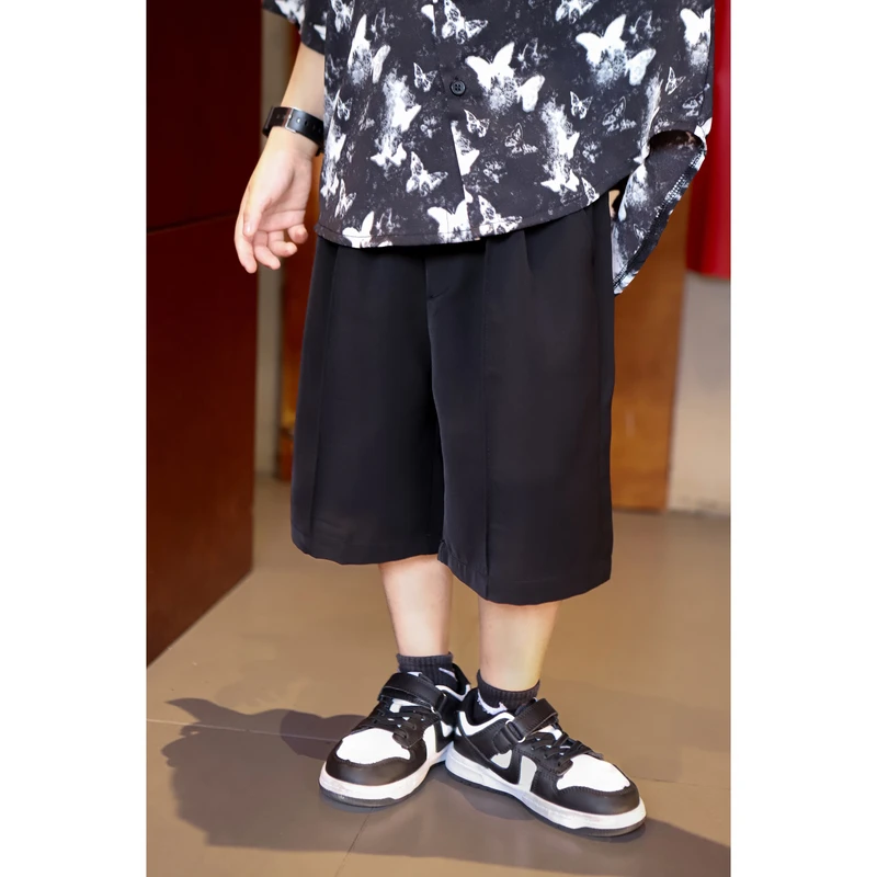 伟伟同款【百搭神裤】2024夏季新款短裤直筒休闲WW0259