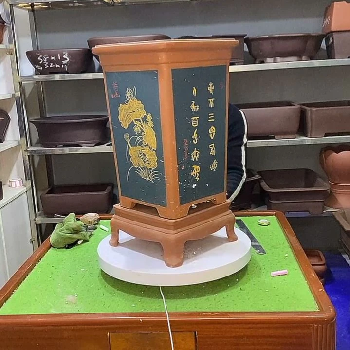 宜兴紫砂花盆花盆