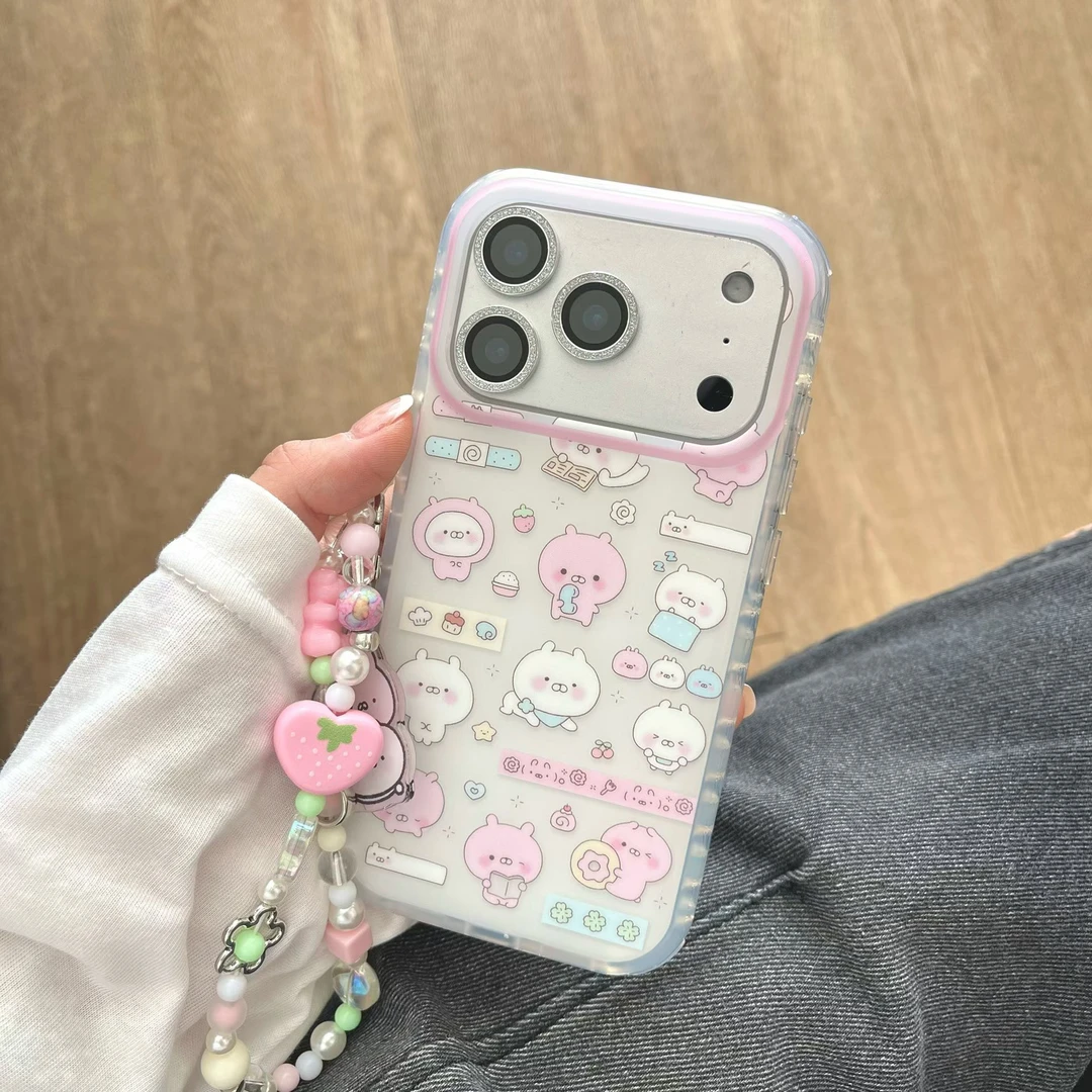 磨砂手账兔丸可爱imd双层手机壳适用苹果iPhone17/16/15/14