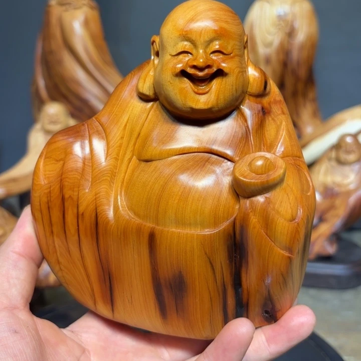柏木（崖柏）弥勒佛