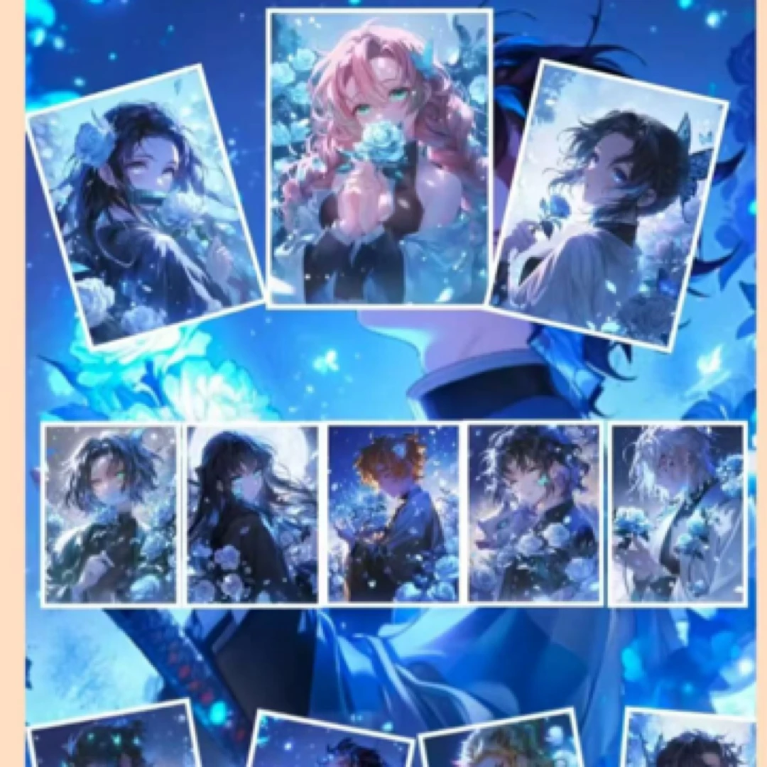 【平拆/玩法】王子文创鬼灭之刃二创色纸盲盒（代拆）