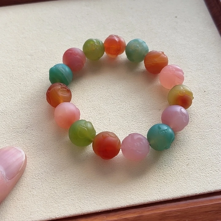 玛瑙未镶嵌手饰手串012