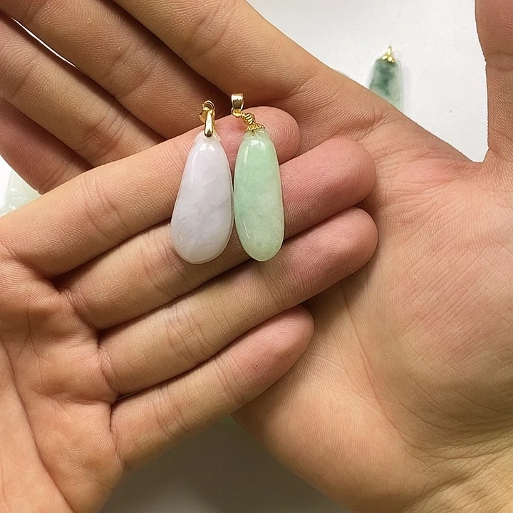 翡翠未镶嵌颈饰天然缅甸a货翡翠