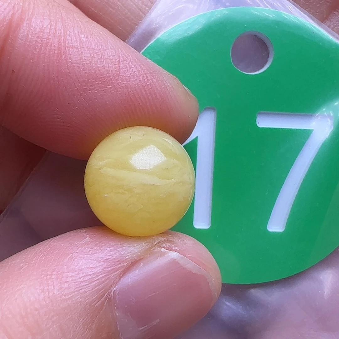 蜜蜡未镶嵌珠宝奇石11mm花粉
