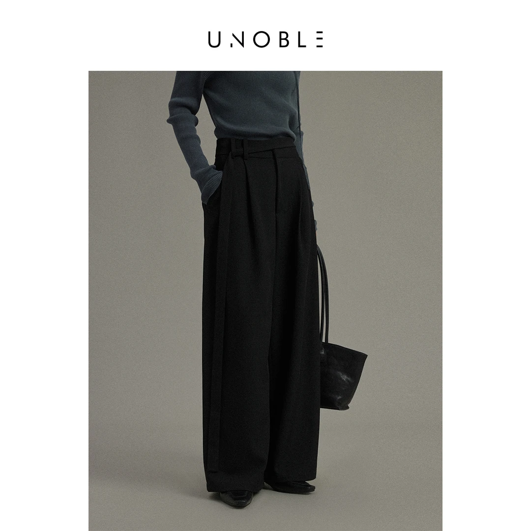 UNOBLE 2025 S/S【侧绑带直筒长裤】 春夏新品