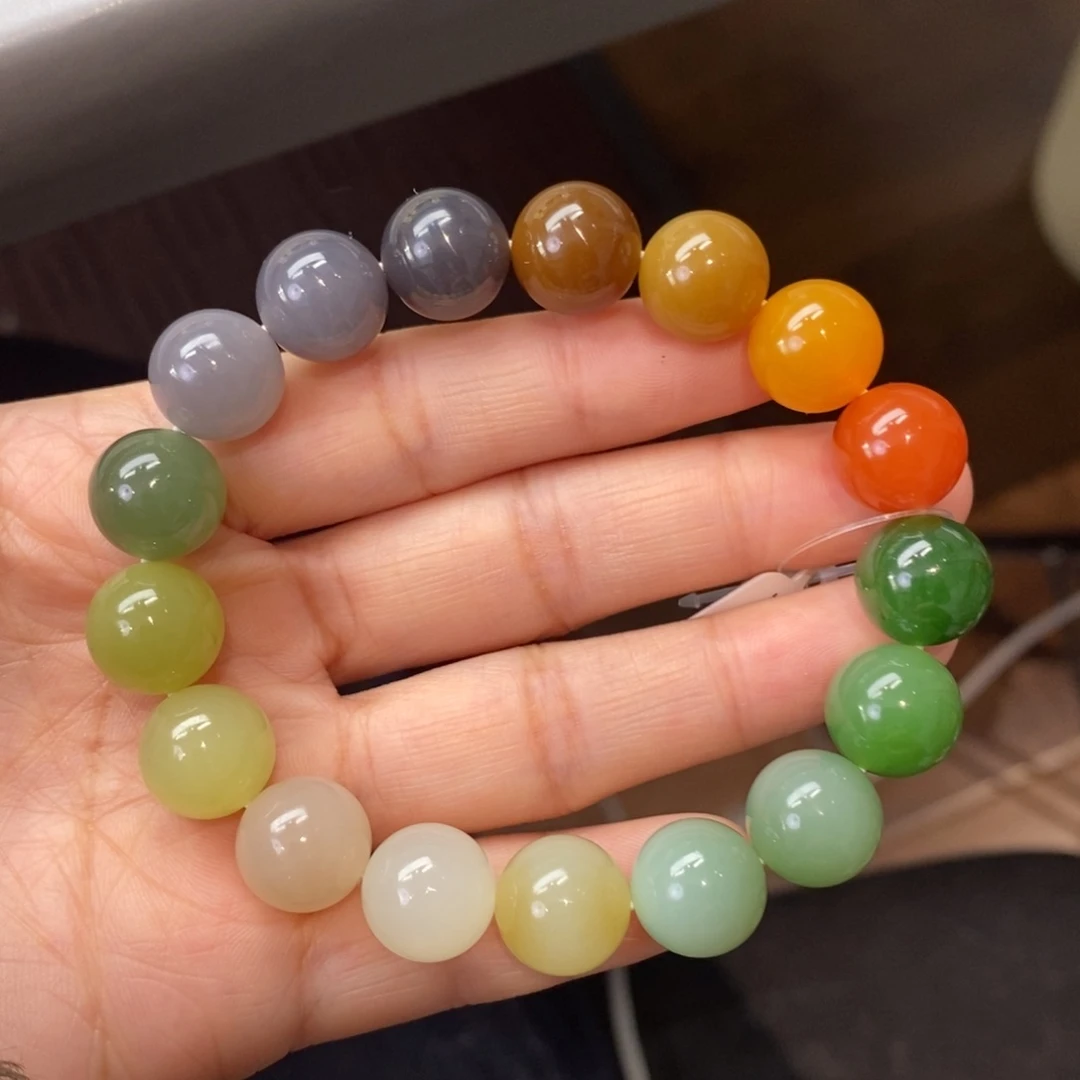 和田玉未镶嵌手串12