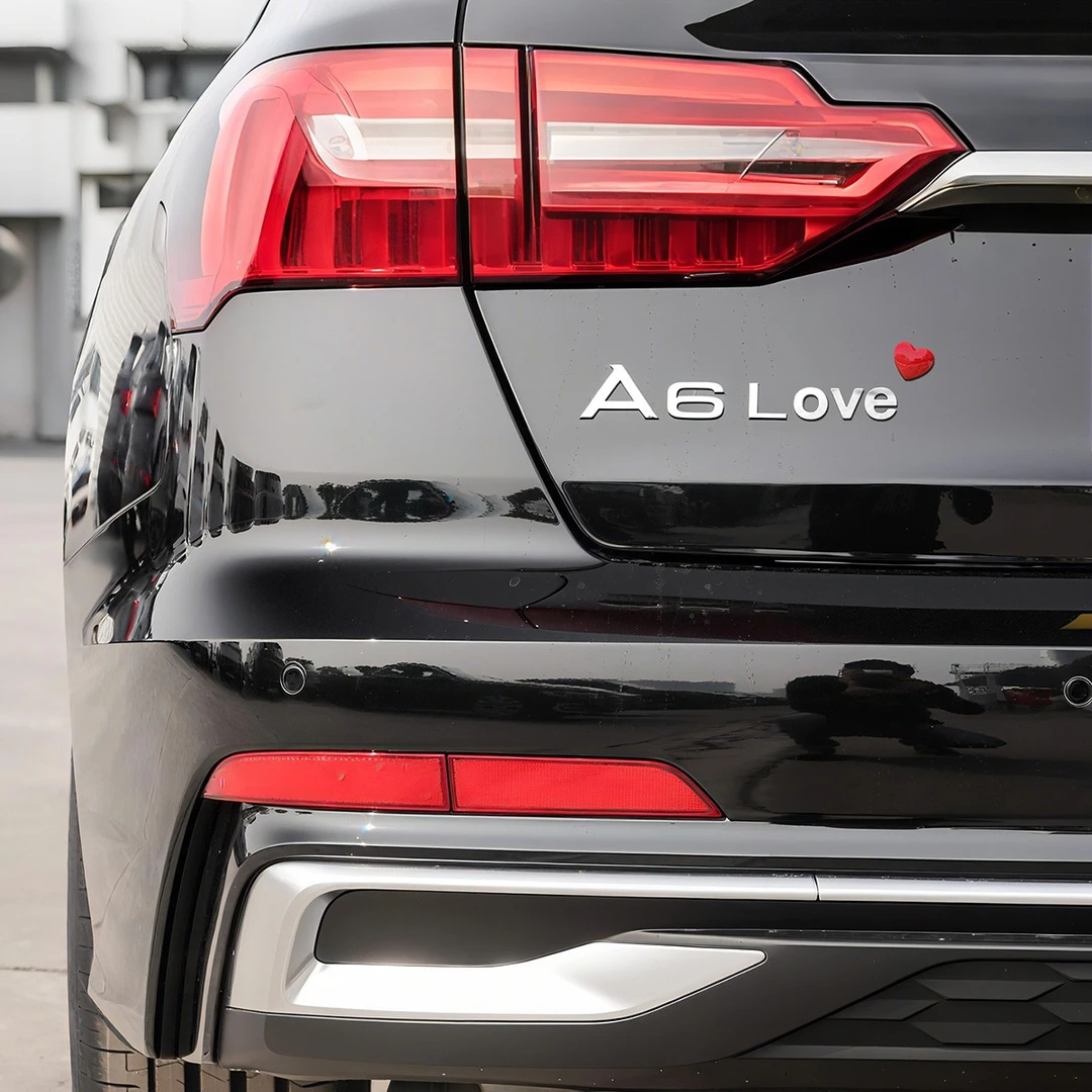 奥迪A6L OVE爱心创意A4LQ5L英文字母装饰Q3L车尾标贴