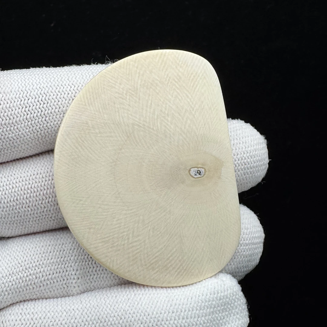 E3997天然猛犸牙 刮板53.6mm 支持鉴定 假一罚四