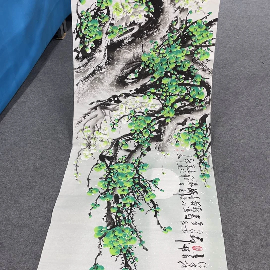 国画今天上午国画作品展示