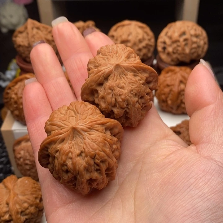 把件文玩核桃41全品凹底