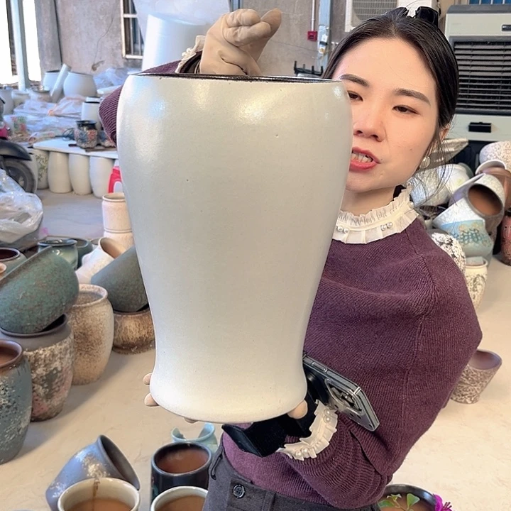 正品口18高32花盆……