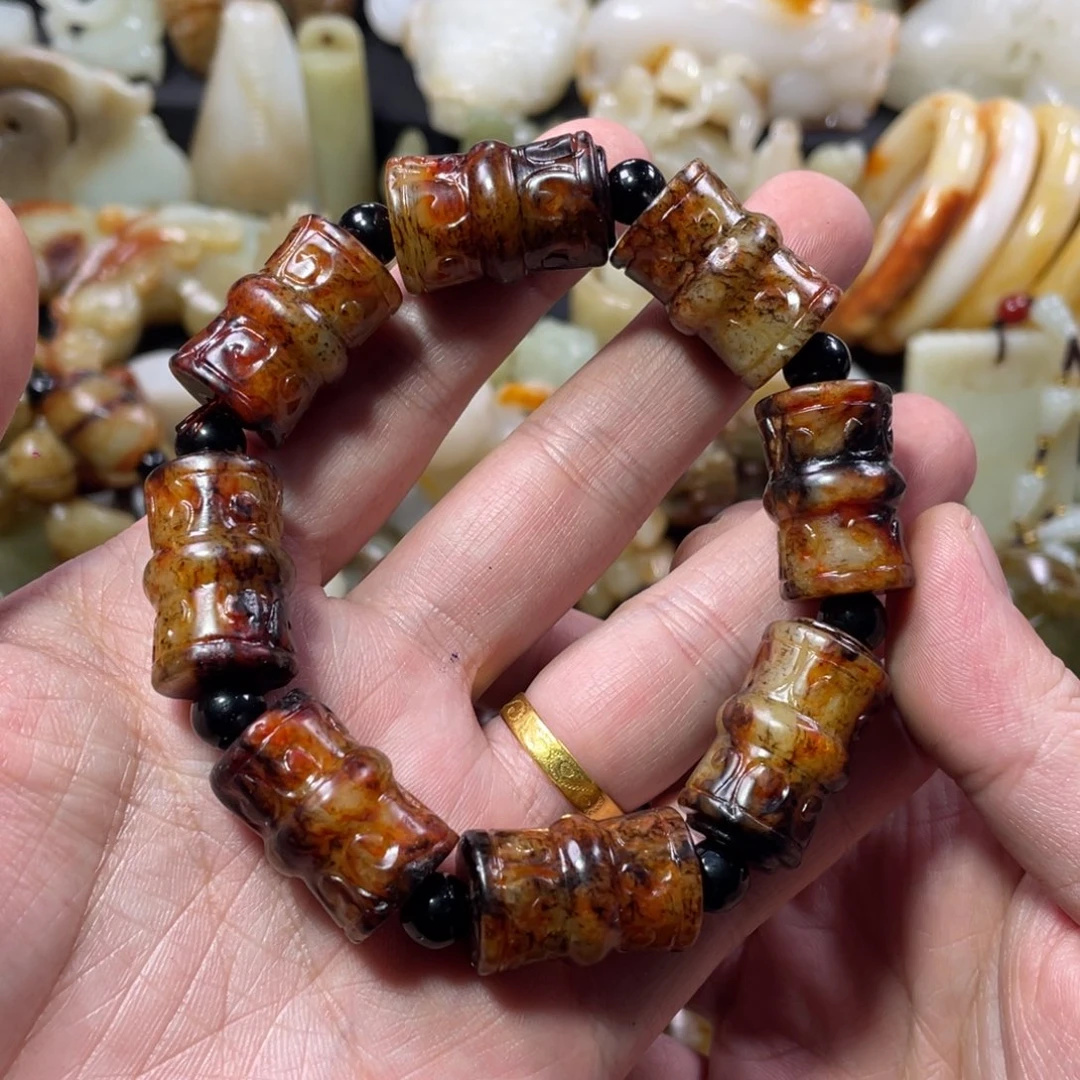 方***地和田玉未镶嵌挂件