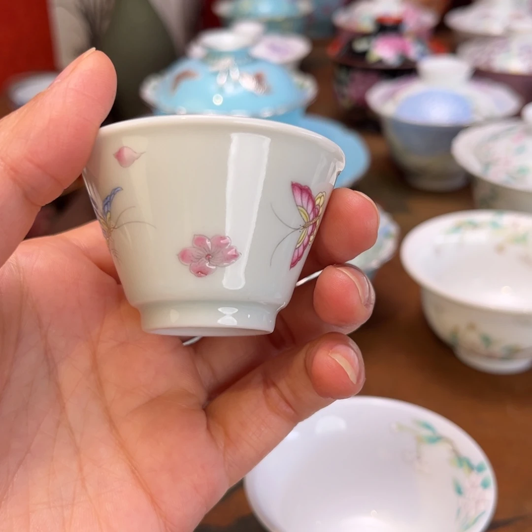 景德镇纯手绘陶瓷茶具